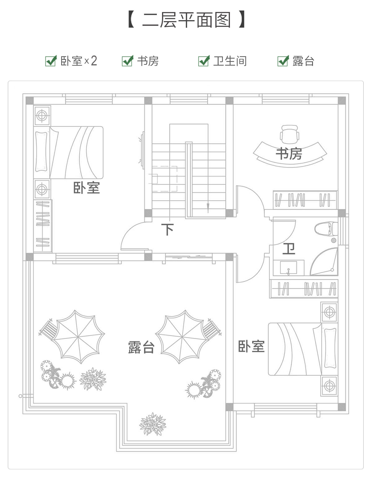 小戶型別墅設計效果圖