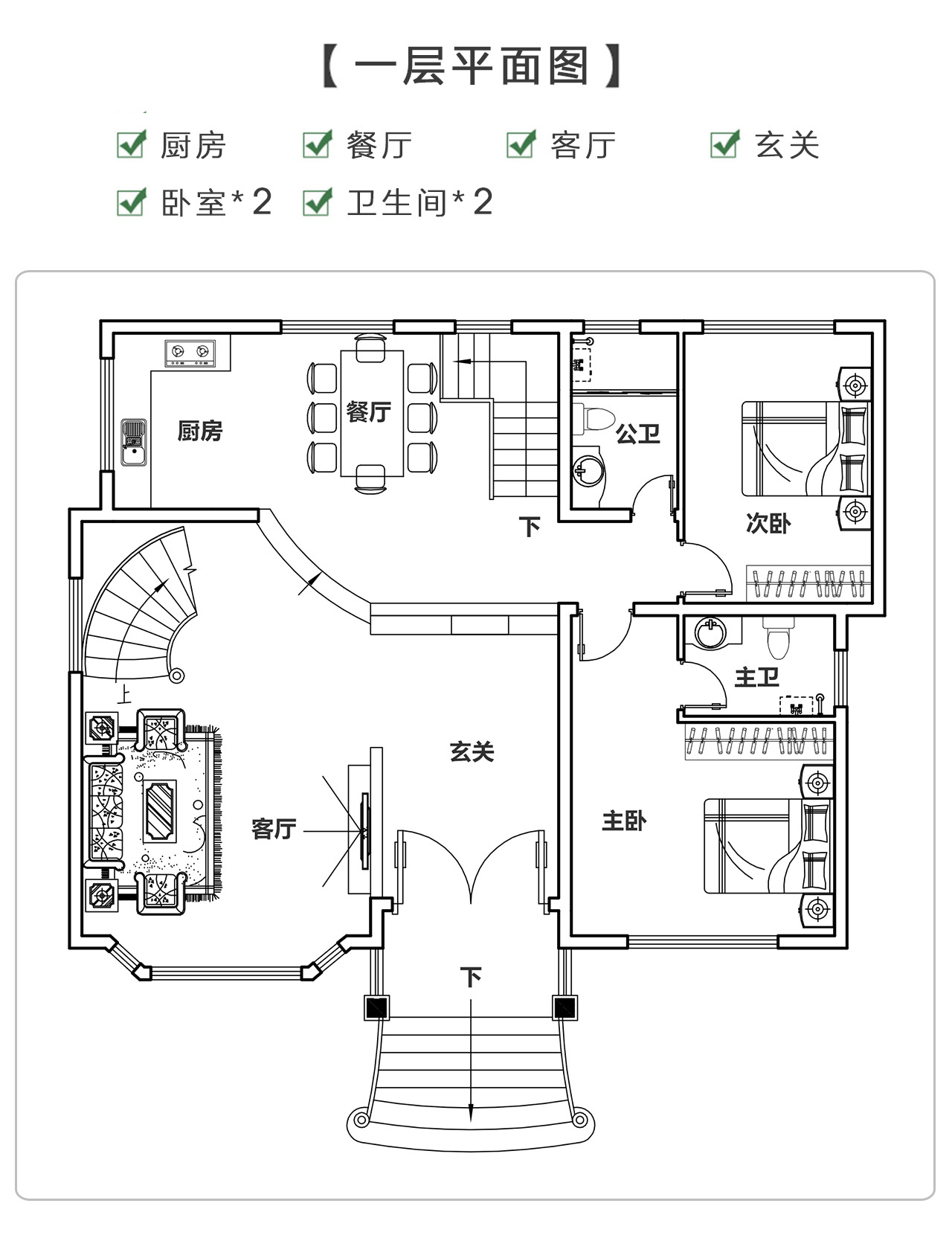 農村小別墅圖紙