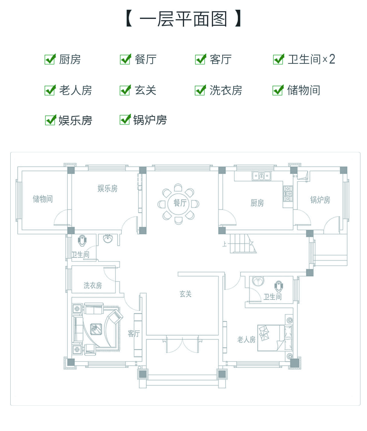 鄉下自建二層房圖片